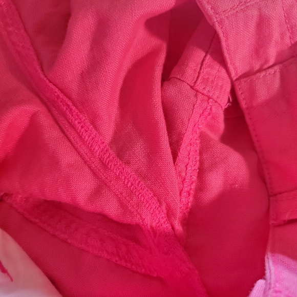 The North Face pink linen blend chino shorts size 2 long - Picture 14 of 14